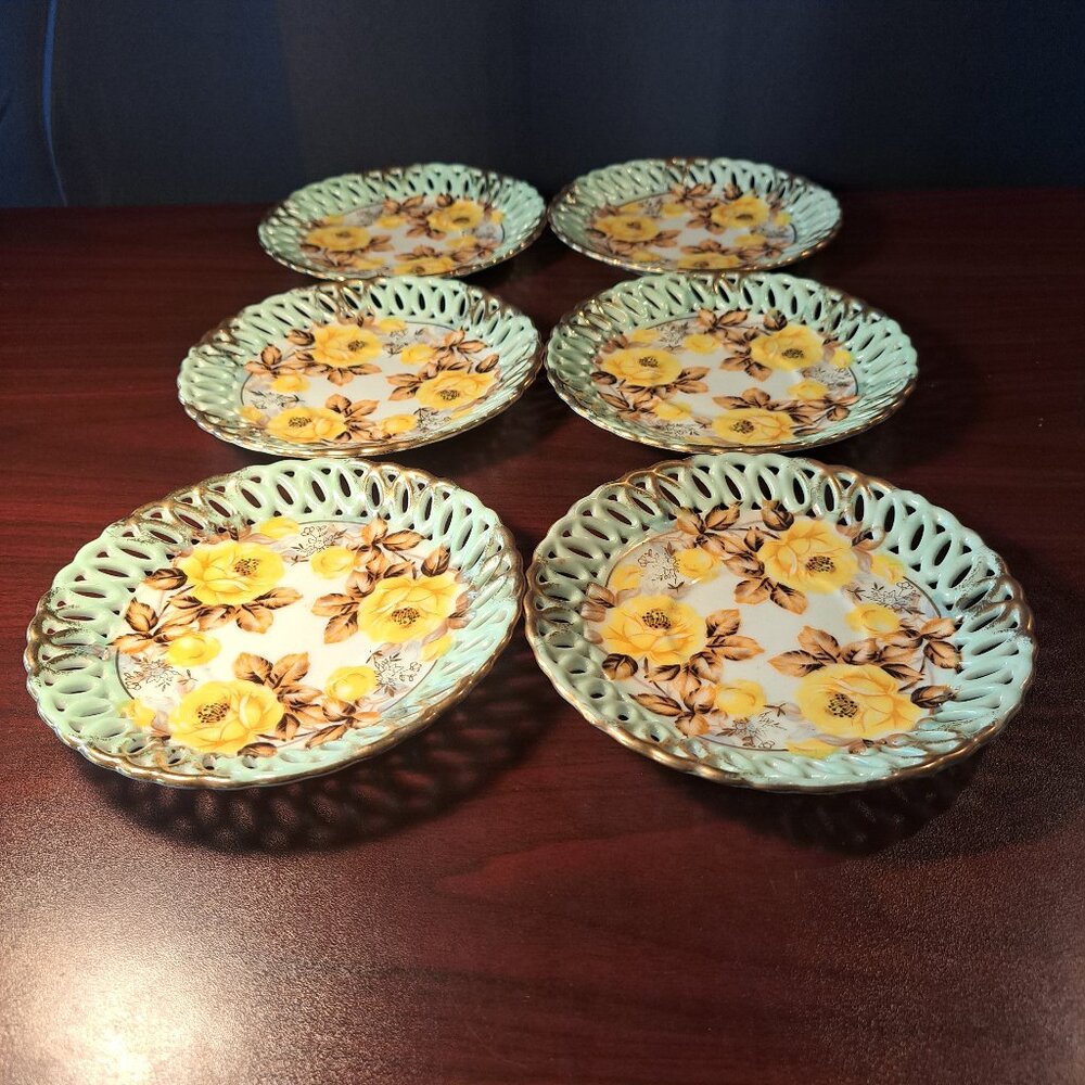 Floral plates